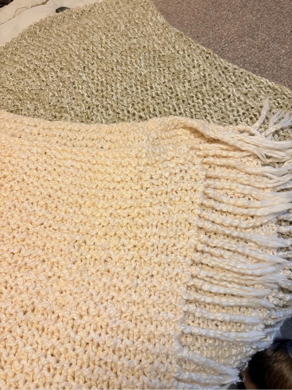 Amber Lewis for Anthropologie Amboy Knit Throw Blanket